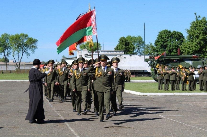 Присяга в частях Барановичского горнизона